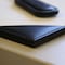 Dacasso Black Leather 22" x 14" Desk Pad with Blotter Paper PR-1009 - alternate 2